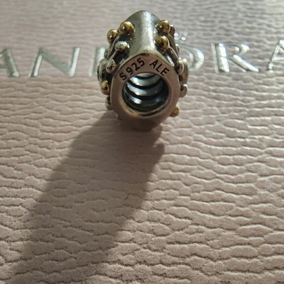 PANDORA Desert Star 2-Tone Star Burst Charm - Picture 7 of 9